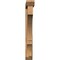 Ekena Millwork Balboa Slat Rough Sawn Bracket w/ Offset Brace, Western Red Cedar, 6"W x 42"D x 48"H BKT0604X42X48BOA06RWR - alternate 2